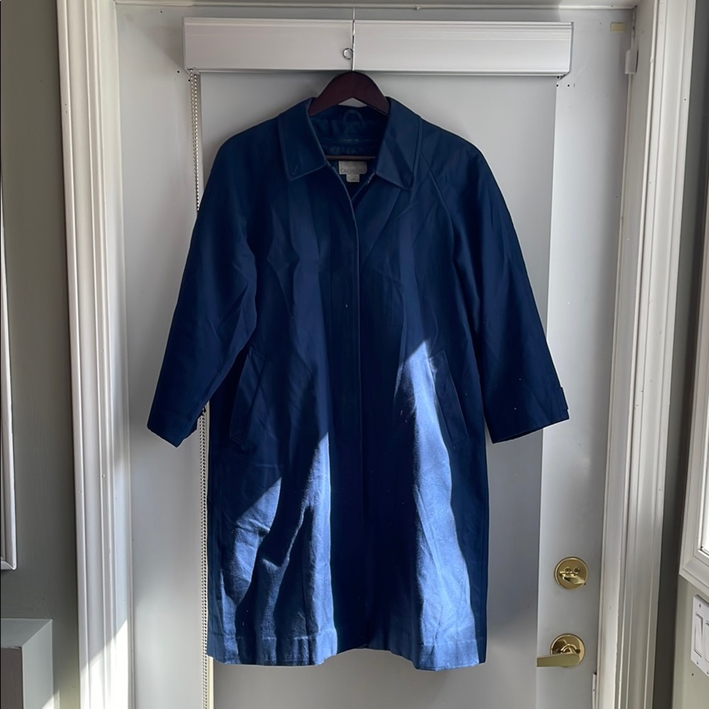 Vintage Coat with removable plaid liner